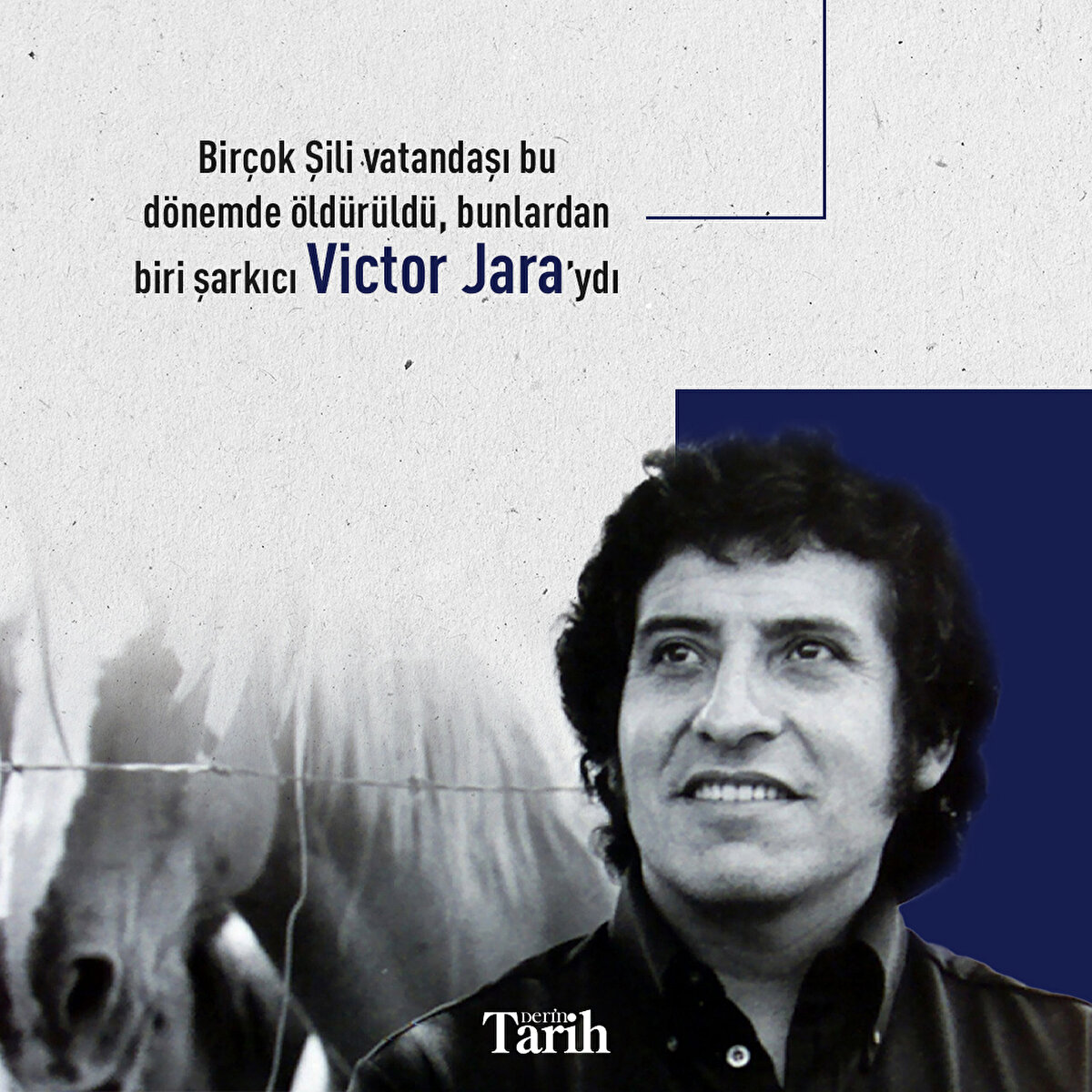 Birçok Şili vatandaşı bu dönemde öldürüldü, bunlardan biri şarkıcı Victor Jara’ydı