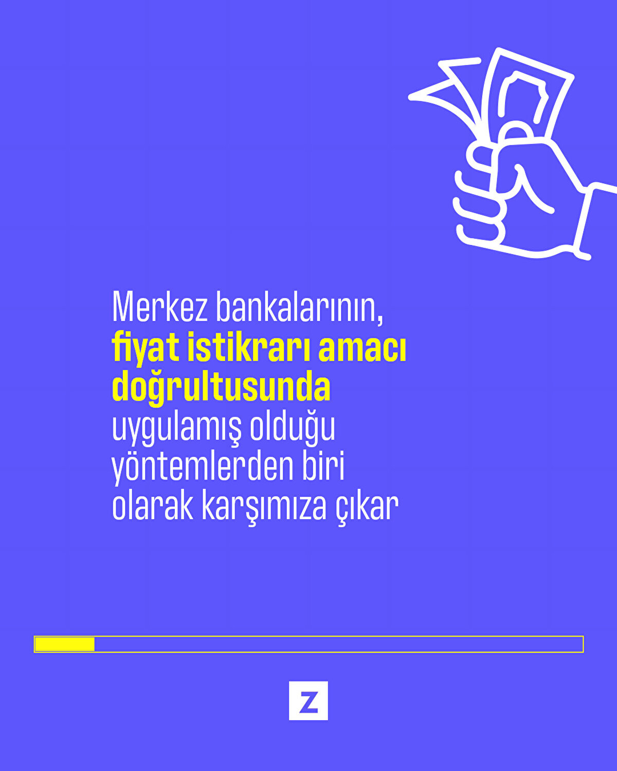 Merkez bankalarının, fiyat istikrarı amacı doğrultusunda uygulamış olduğu yöntemlerden biri olarak karşımıza çıkar