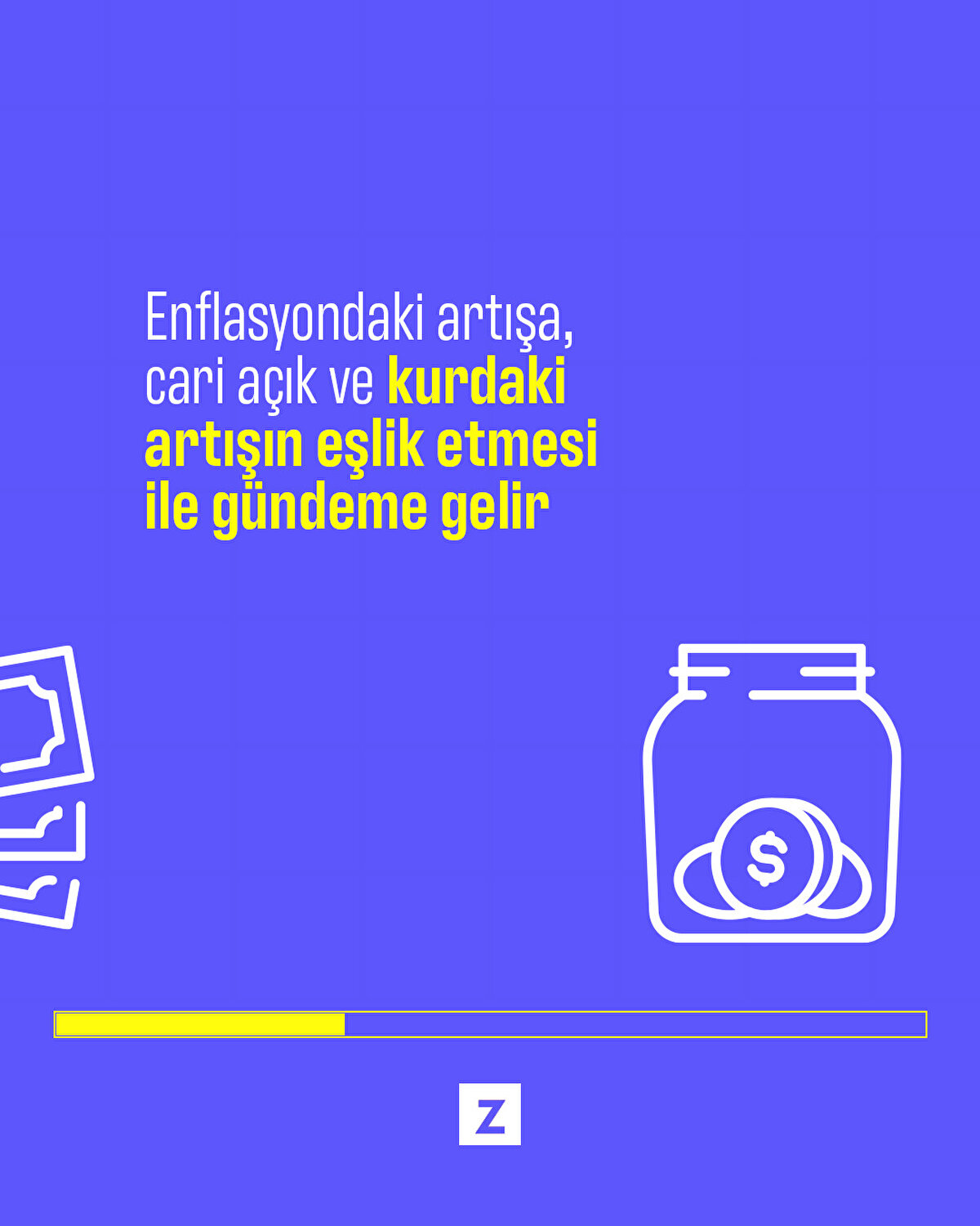 Enflasyondaki artışa, cari açık ve kurdaki artışın eşlik etmesi ile gündeme gelir