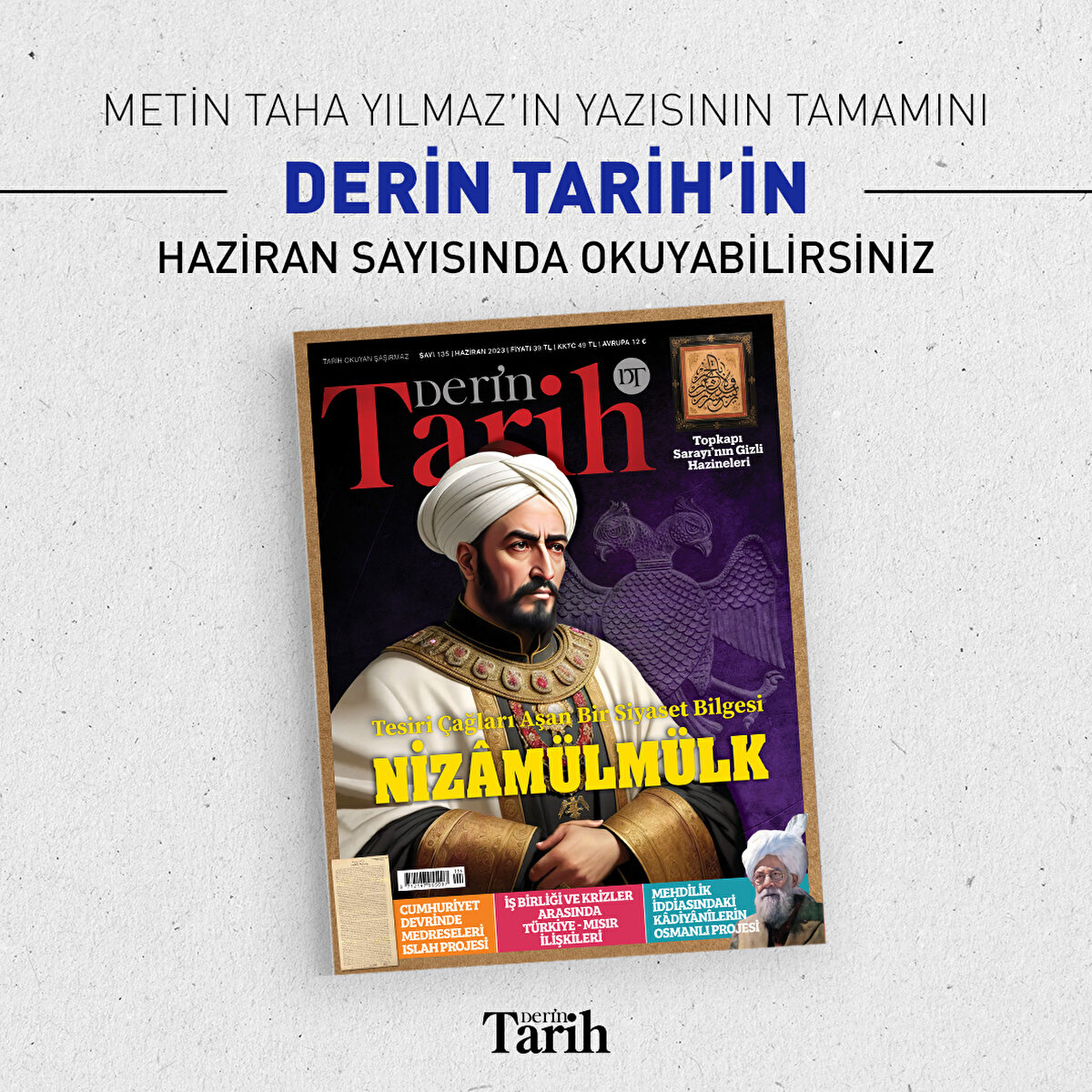  Ayrıntılar Derin Tarih’in Haziran sayısında