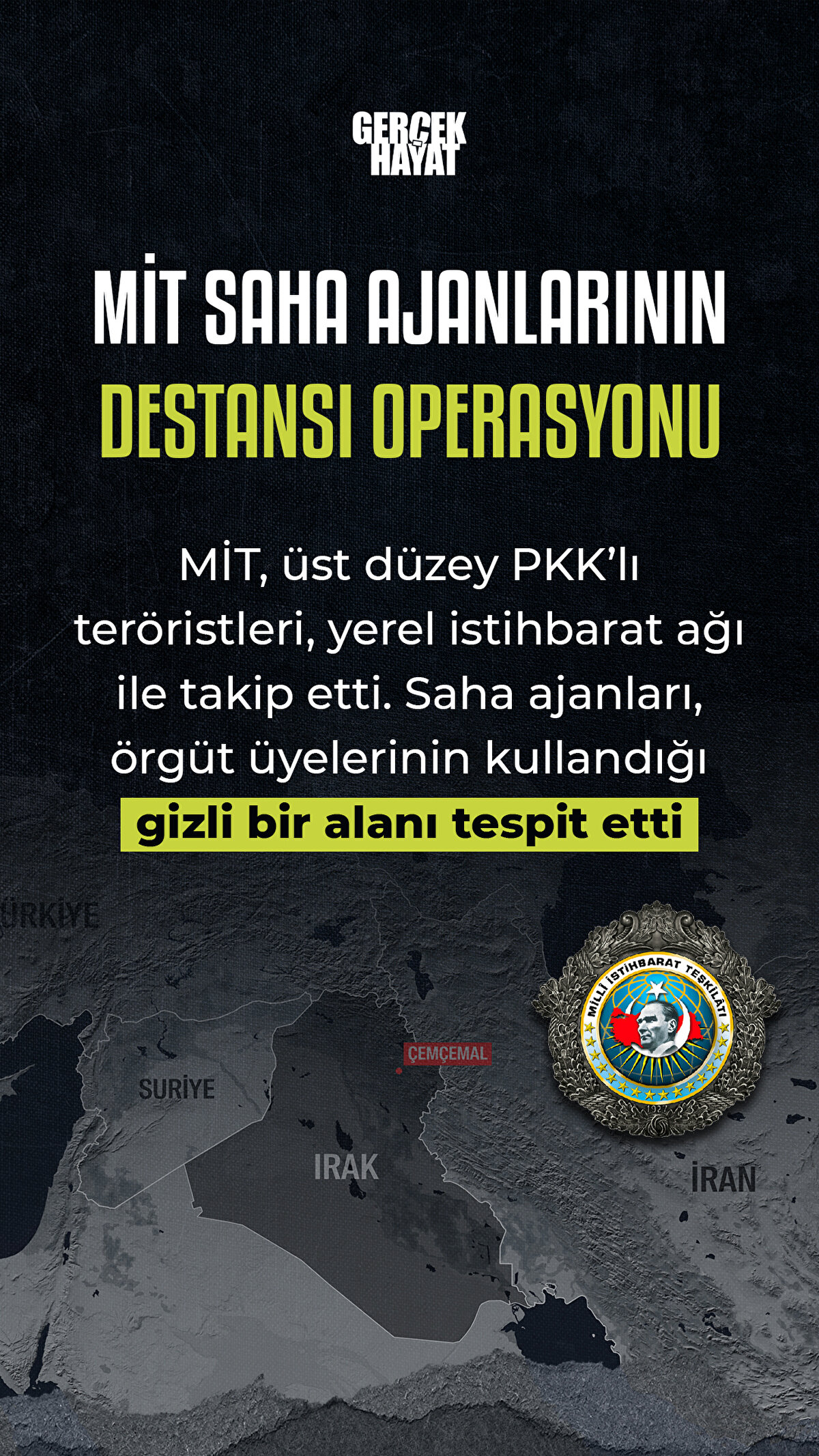 MİT, üst düzey PKK’lı teröristleri, yerel istihbarat ağı ile takip etti