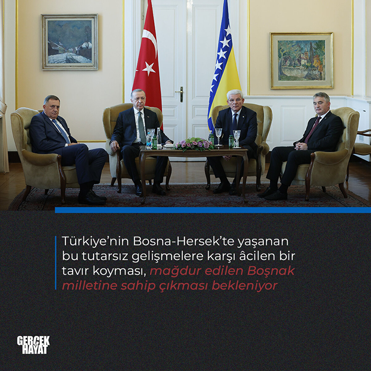 Türkiye'nin, mağdur edilen Boşnak milletine sahip çıkması bekleniyor