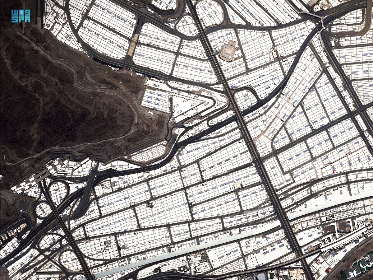 Minâ'da çadırlar.