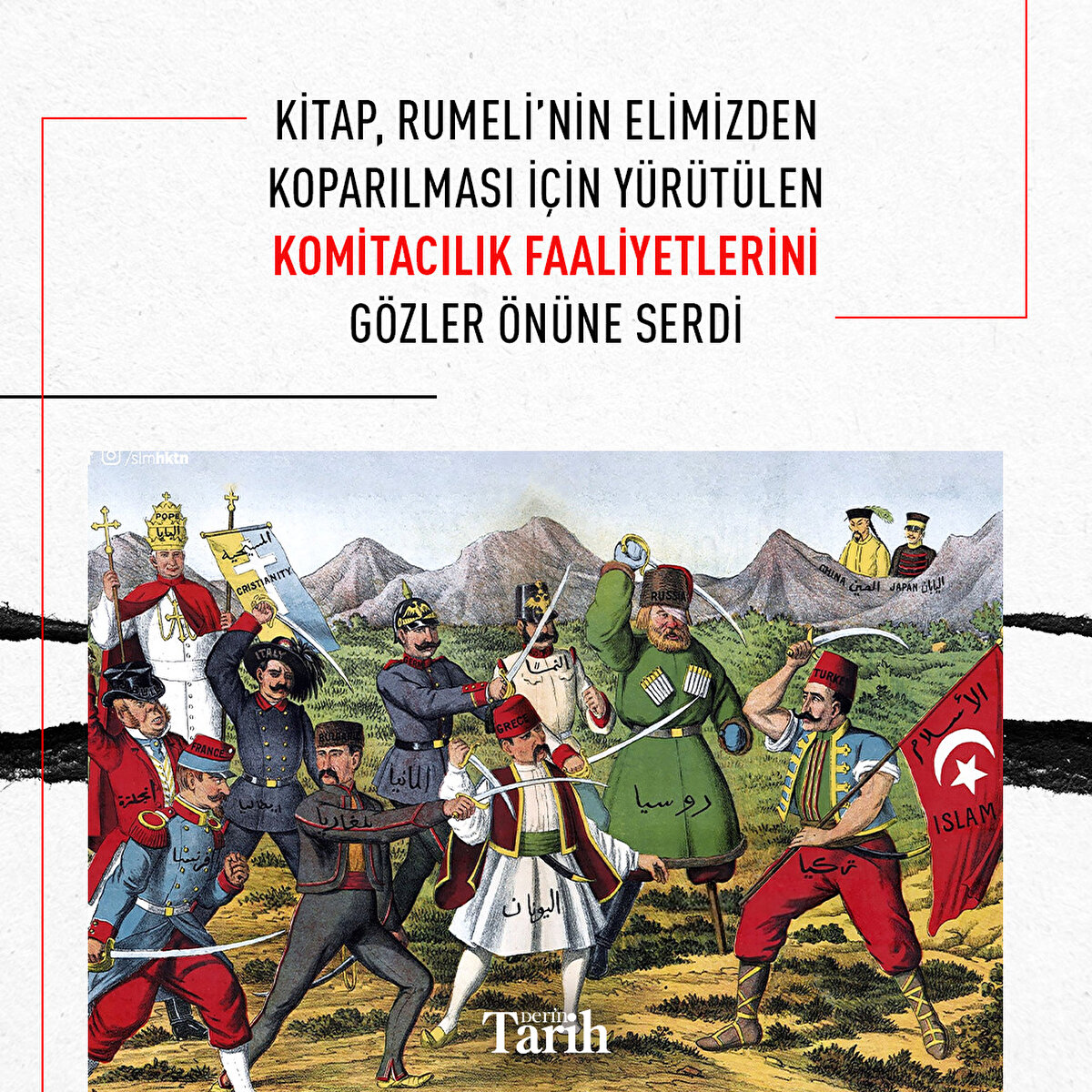 Kitap, Rumeli’nin elimizden koparılması için yürütülen komitacılık faaliyetlerini gözler önüne serdi