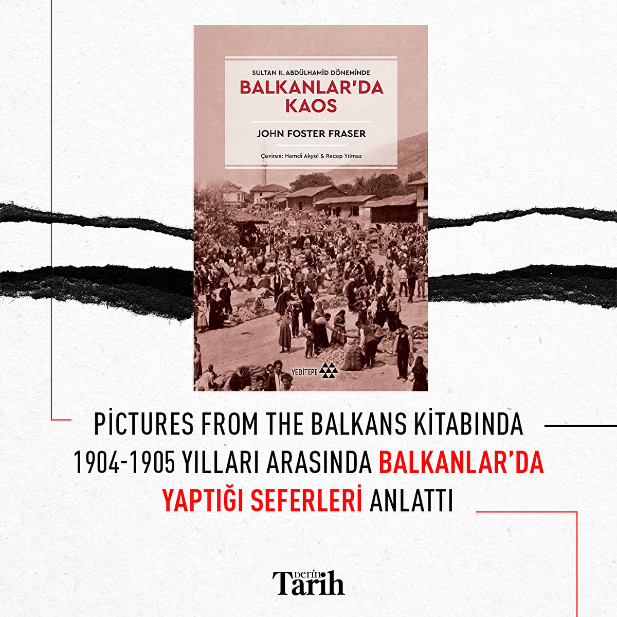  Pictures From the Balkans kitabında 1904-1905 yılları arasında Balkanlar’da yaptığı seferleri anlattı
