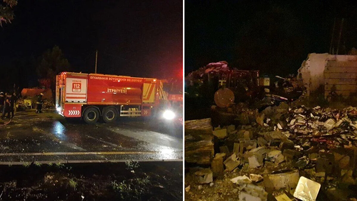 Diyarbakır’ın Bağlar ilçesinde bir atık depolama alanında çıkan yangında zaman zaman meydana gelen patlamalar çevrede endişe yarattı.<br><br>
