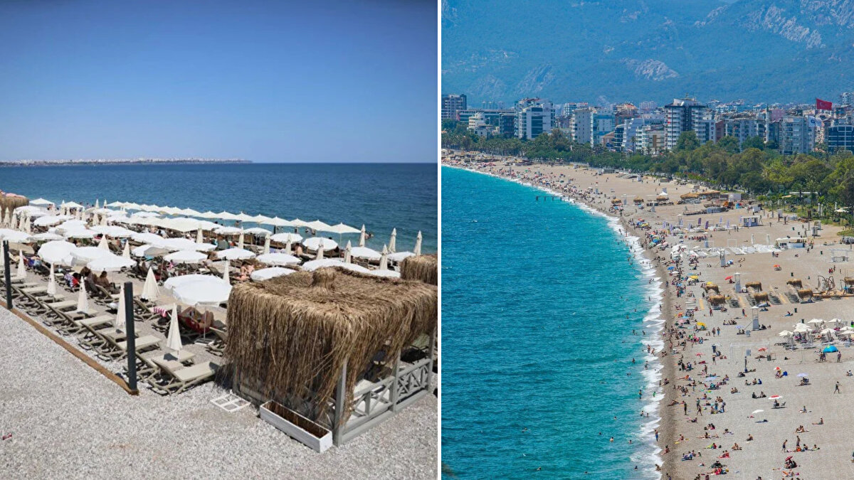 Sahilde locada tatil yapanlar, şezlongda vakit geçirenler, deniz kenarında "yatak" adı verilen güneşlenme alanında denizin keyfini çıkaranlar ve kumsala serilen havlu üzerinde güneşlenenlerin yer aldığı Konyaaltı'nda tatilciler bütçesine göre gününü değerlendiriyor.<br><br>