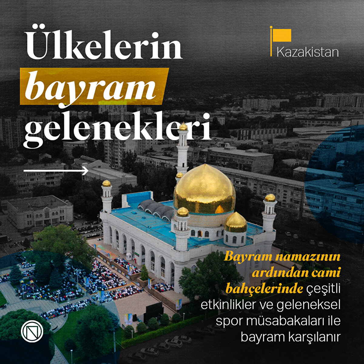 Kazakistan

Bayram namazının ardından cami bahçelerinde çeşitli etkinlikler ve geleneksel spor müsabakaları ile bayram karşılanıyor