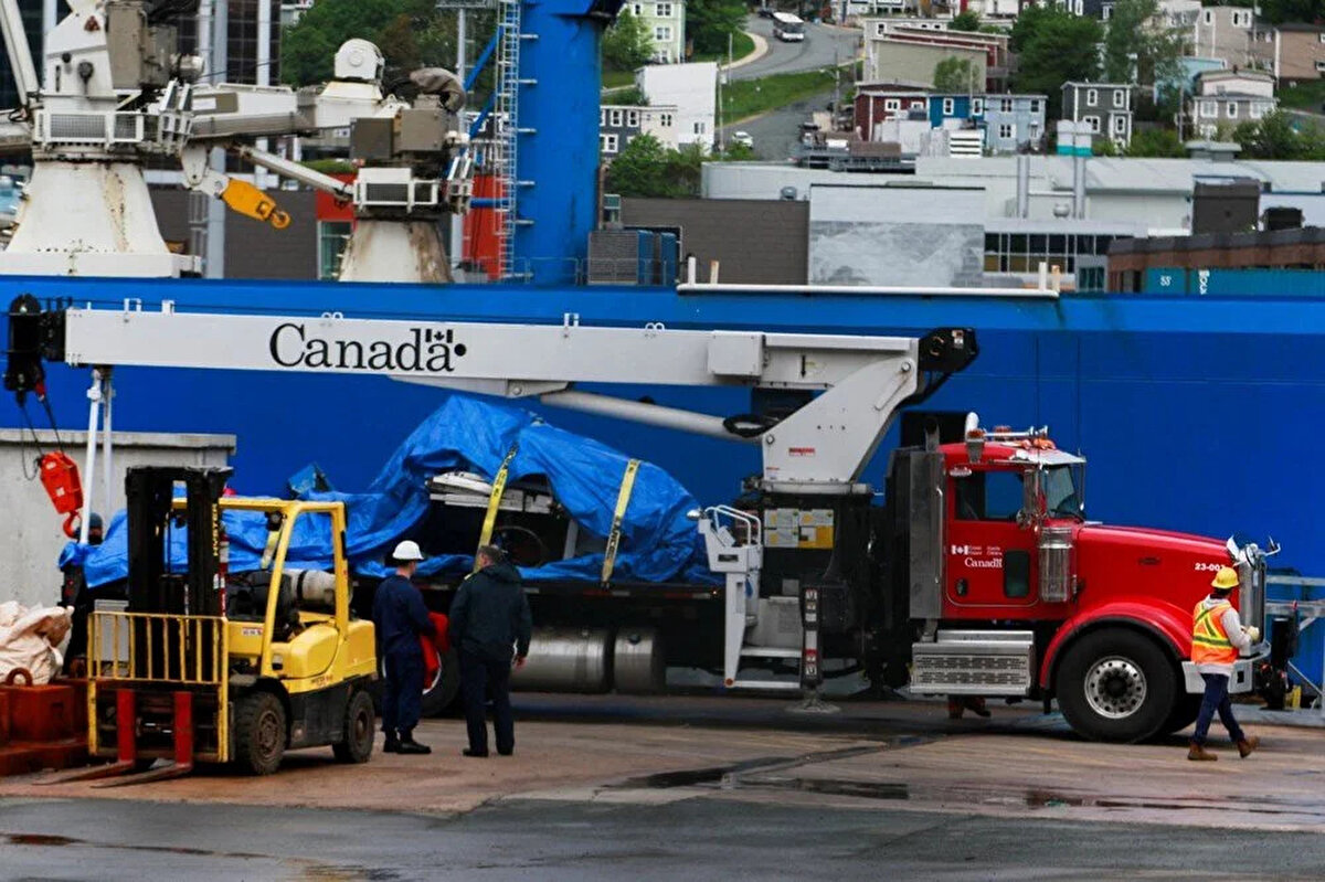 Açıklamada, kalıntıların Kanada’nın St. John's kenti kıyılarından yaklaşık 700 kilometre açıktaki bölgeden "dikkatli bir şekilde kurtarıldığı" belirtildi.<br><br>
