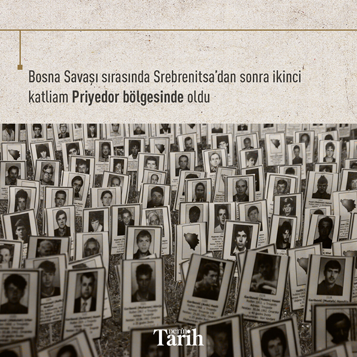 Bosna Savaşı sırasında Srebrenitsa’dan sonra ikinci katliam Priyedor bölgesinde oldu