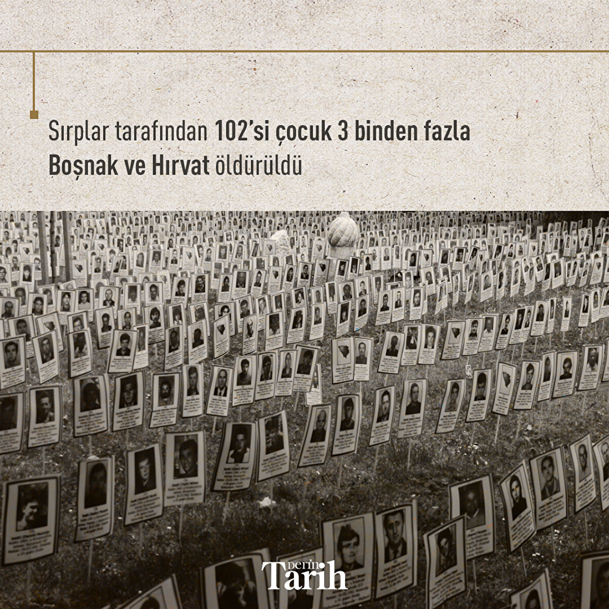 Sırplar tarafından 102’si çocuk 3 binden fazla Boşnak ve Hırvat öldürüldü