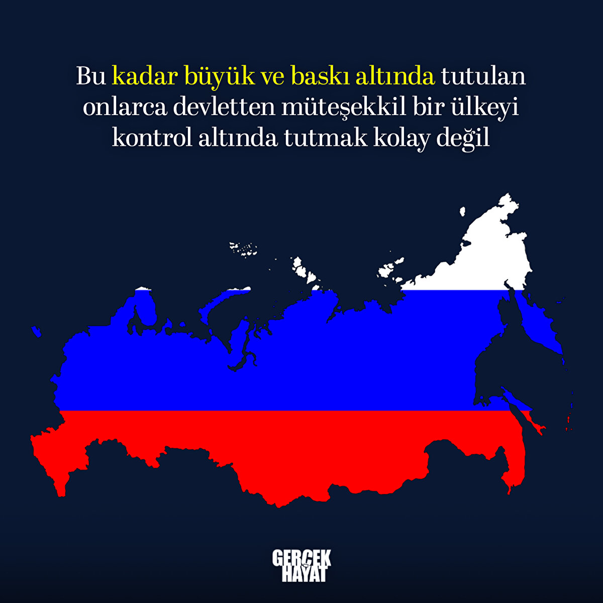 Rusya'yı kontrol altında tutmak kolay değil