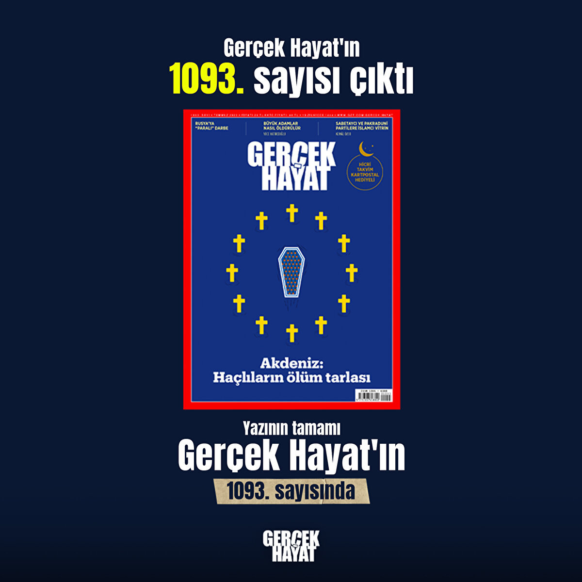 Gerçek Hayat'ın 1093. sayısı çıktı