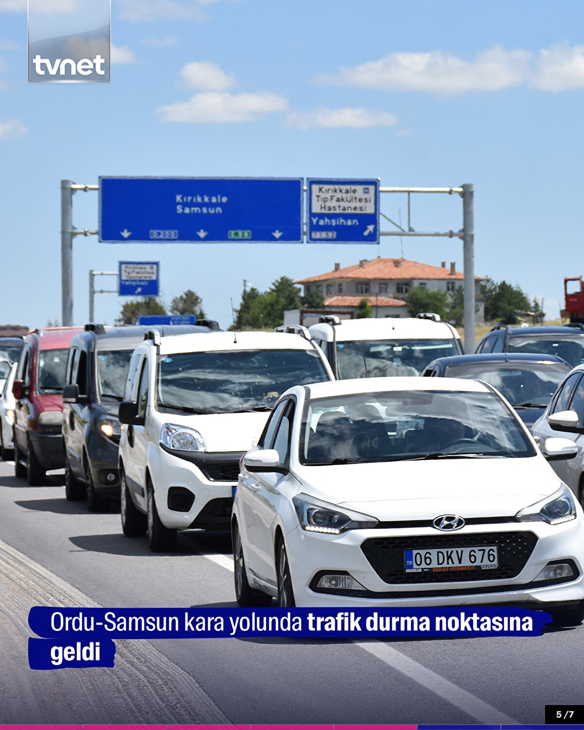 Ordu-Samsun kara yolunda trafik durma noktasına geldi