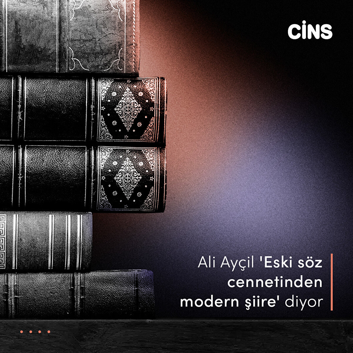  Ali Ayçil
'Eski söz cennetinden modern şiire' diyor