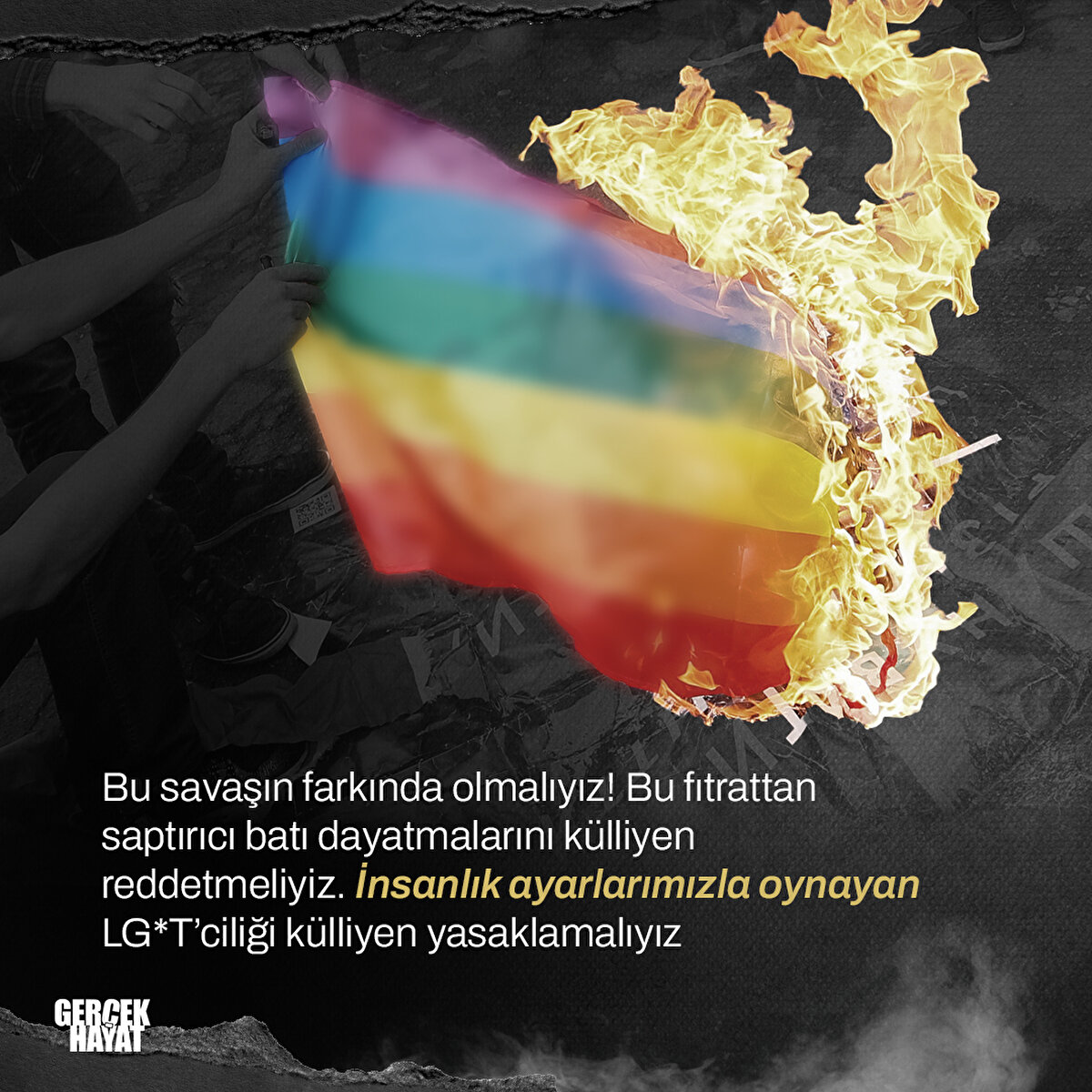 Bu savaşın farkında olmalıyız