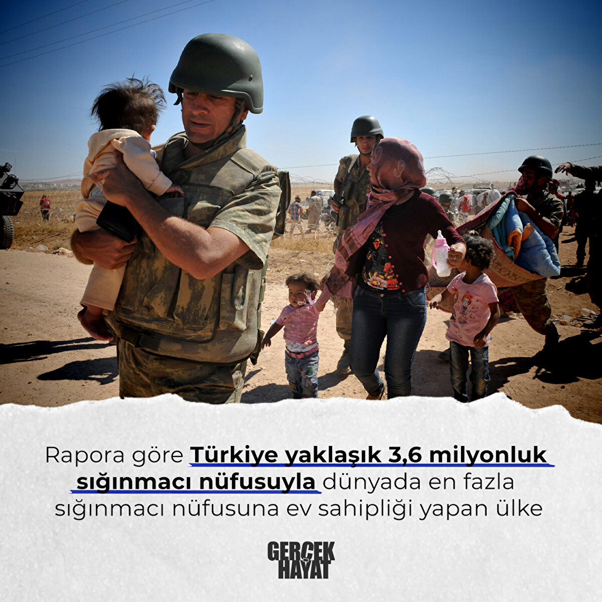 Türkiye, dünyada en fazla sığınmacı nüfusuna ev sahipliği yapan ülke