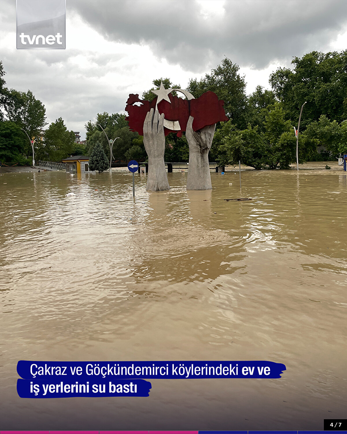 Çakraz ve Göçkündemirci köylerindeki ev ve iş yerlerini su bastı