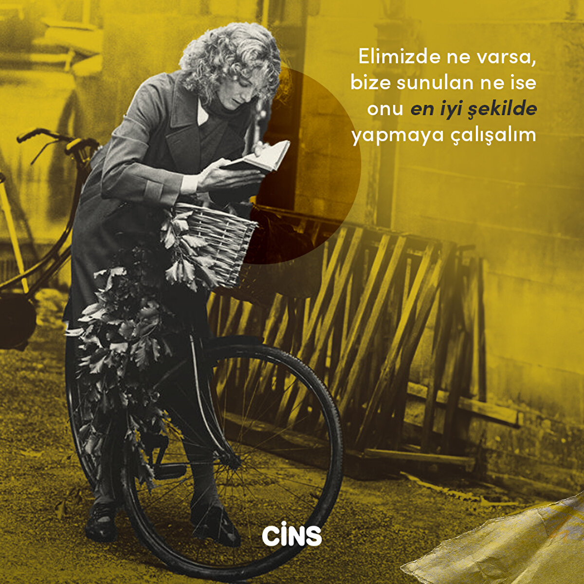 Elimizde ne varsa, bize sunulan ne ise onu en iyi şekilde yapmaya çalışalım