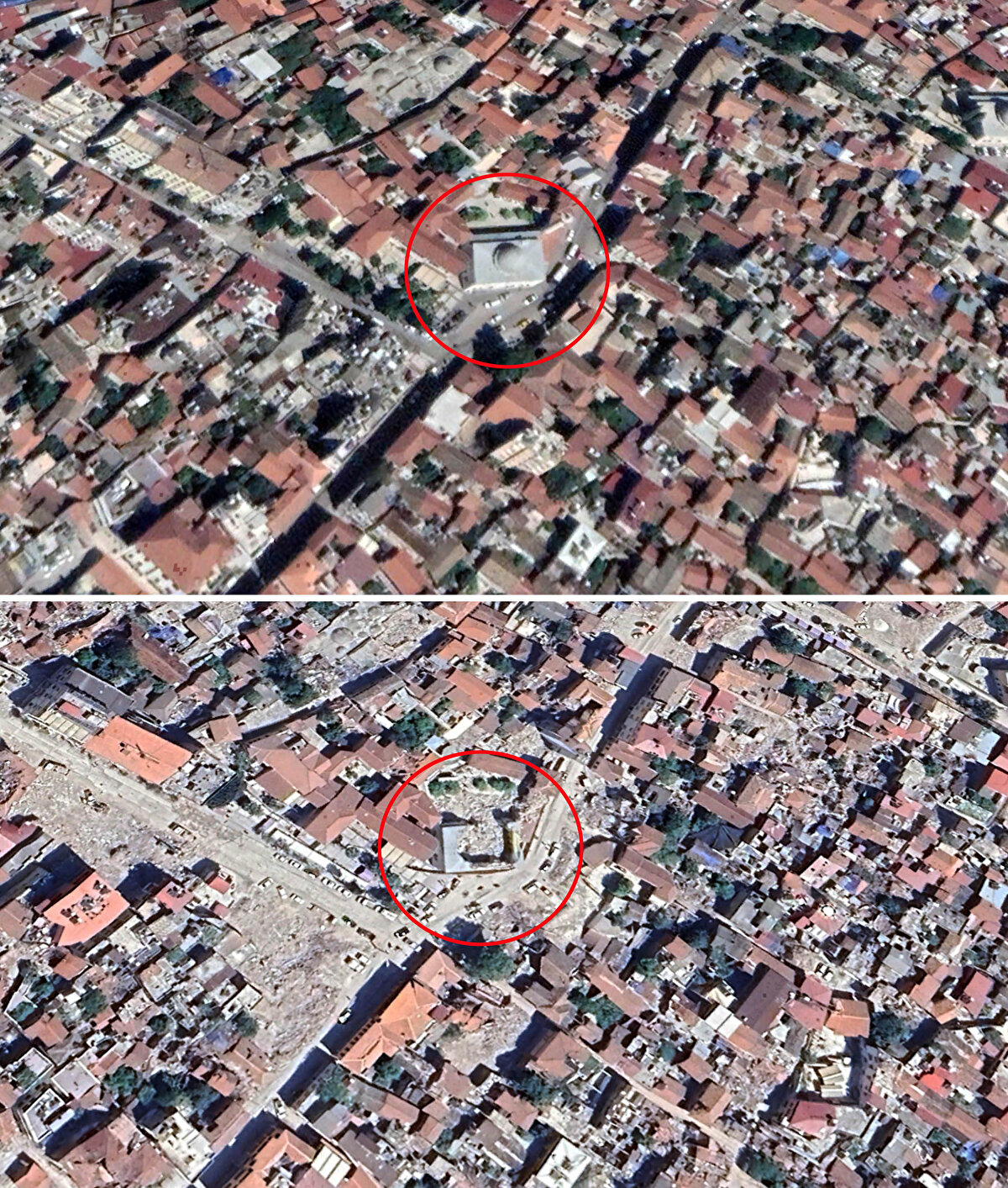 Çevre, Şehircilik ve İklim Değişikliği Bakanlığı tarafından deprem bölgesinde, 4 milyon 500 binden fazla bağımsız bölümden oluşan 1 milyon 250 binden fazla bina incelendi. 520 binden fazla bağımsız bölümden oluşan 164 bin 321 binanın yıkımı için karar verildi. Binalar bir yandan yıkılırken, aynı zamanda hayatın hızla normale dönmesi için esnaf kepenk açtı. Yıkılan binaların enkaz kaldırma çalışmalarının sürdüğü kentlerde, depremin yıkıcı etkisi uydu görüntülerine yansıdı.<br><br>