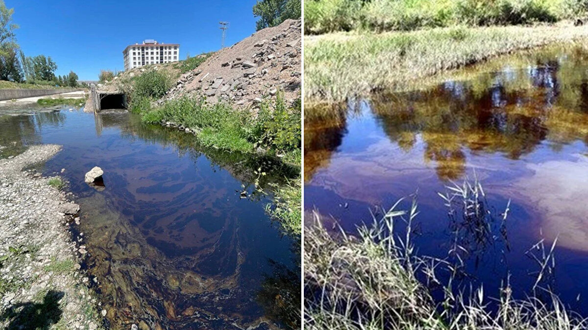 Sivas'tan doğup, Samsun'dan Karadeniz'e dökülen 1355 kilometre ile Türkiye'nin en uzun nehri Kızılırmak'ın yüzeyinde görülen kirlilik tedirginliğe neden oldu.<br><br>