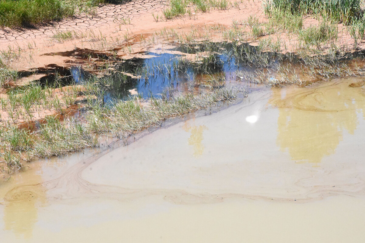 Açıklamada, Sivas Belediyesi, Çevre, Şehircilik ve İklim Değişikliği İl Müdürlüğü ile Tarım ve Orman İl Müdürlüğü ekiplerinin bölgede inceleme yaptığı aktarılarak, şunlar kaydedildi:<br><br>"Yapılan inceleme sonucu, zift türü atık malzemenin Aksu Parkı devamı olan dereden aktığı, meydana gelen kirliliğin hayatın genel akışını etkilemeyecek şekilde olduğu anlaşılmış olup ilgili birimlerimizce detaylı inceleme devam etmektedir. İnceleme neticesine göre, kirliliğe sebep olan kişi, kurum ve kuruluşlar hakkında gerekli işlemler tesis edilecektir."