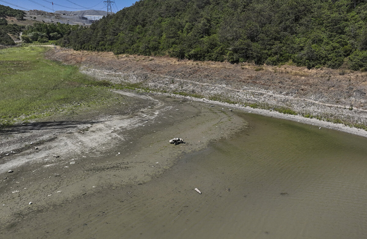 Doluluk seviyesi en düşük baraj<br>İstanbul'a su sağlayan barajların doluluğu, bugün itibarıyla Ömerli'de yüzde 73,08, Darlık'ta yüzde 56,75, Istrancalar'da yüzde 34,01, Elmalı'da yüzde 31,29, Terkos'ta yüzde 29,02, Sazlıdere'de yüzde 23,99 Büyükçekmece'de yüzde 21,78, Alibey'de yüzde 21,56, Kazandere'de yüzde 7,06, Pabuçdere'de yüzde 4,64 olarak belirlendi.