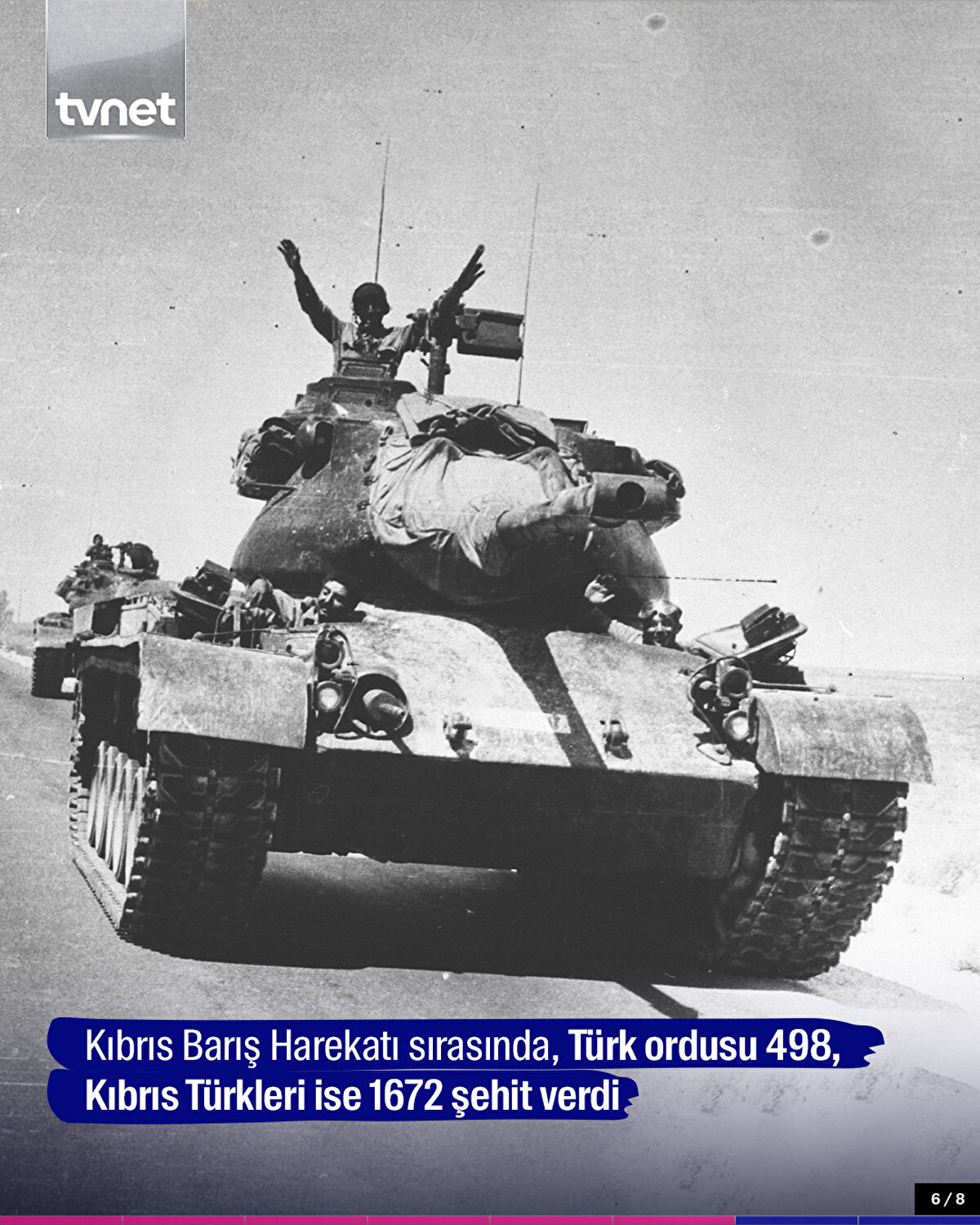 Kıbrıs Barış Harekatı sırasında, Türk ordusu 498, Kıbrıs Türkleri ise 1672 şehit verdi