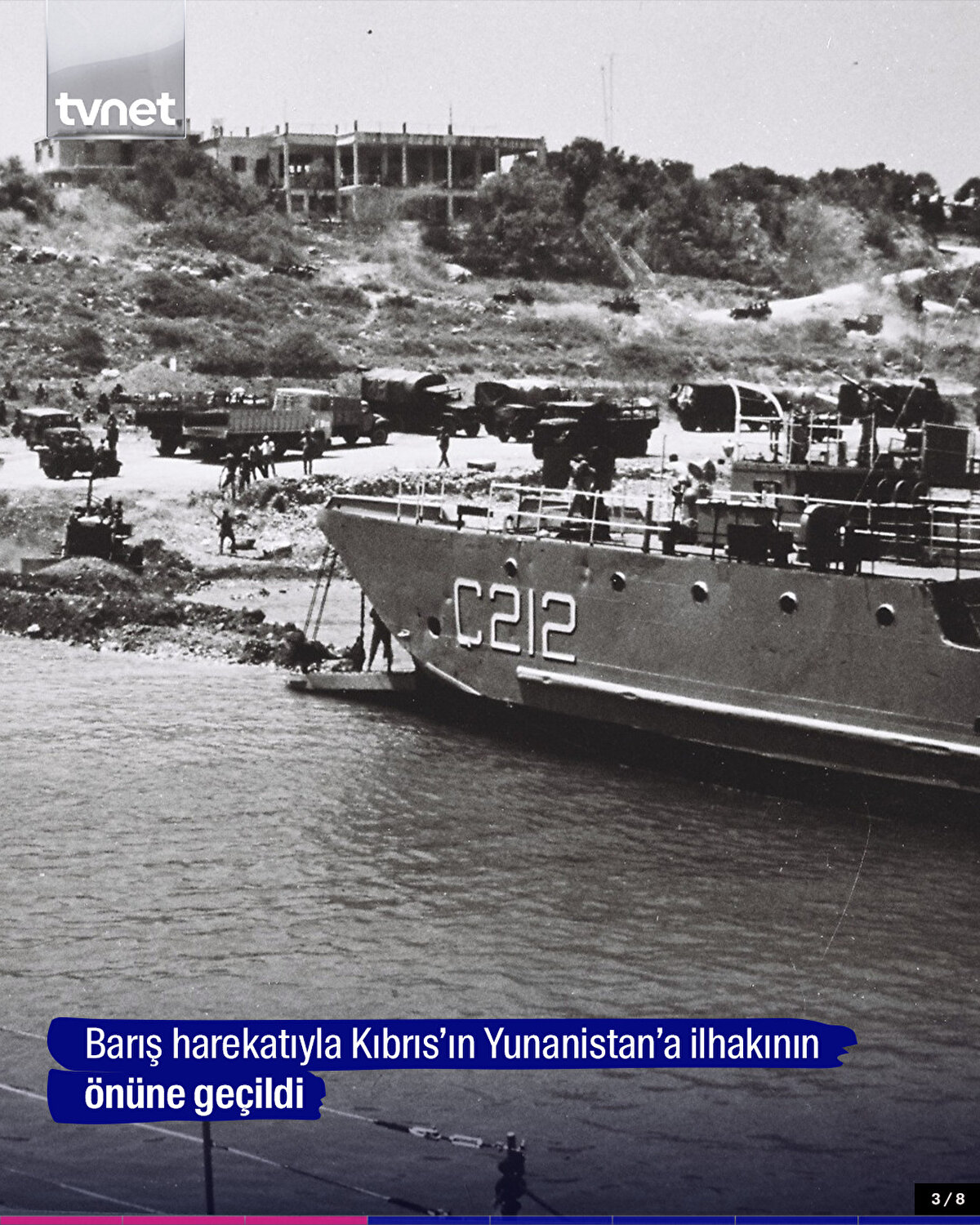 Barış harekatıyla Kıbrıs’ın Yunanistan’a ilhakının önüne geçildi