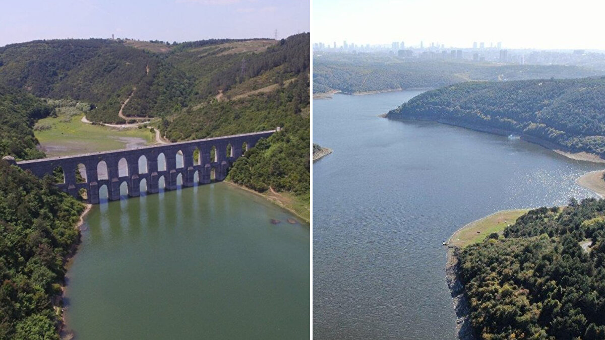 Son günlerde aşırı sıcakların etkili olduğu İstanbul’da barajlardaki doluluk oranı yüzde 40’ın altına düştü.