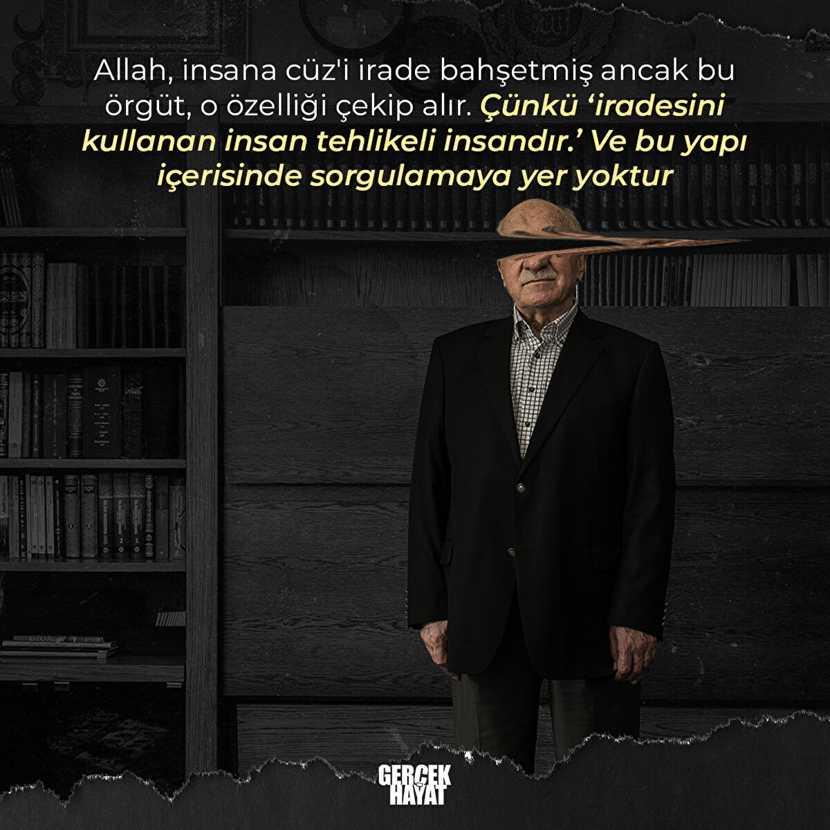 Bu yapı içerisinde sorgulamaya yer yoktur