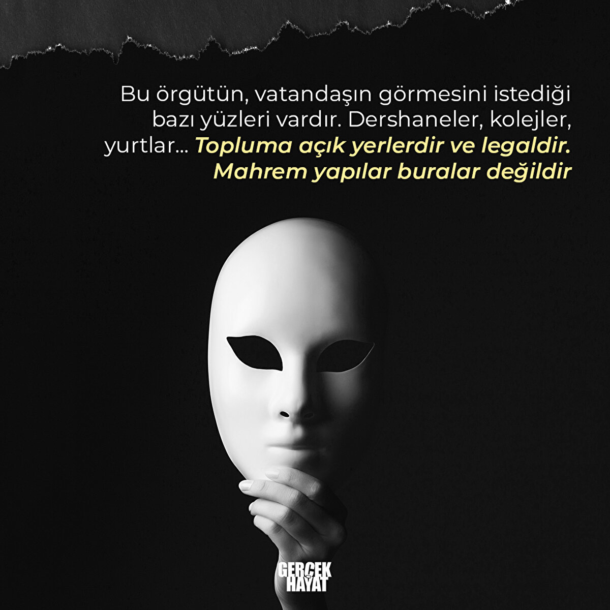 Mahrem yapılar buralar değildir