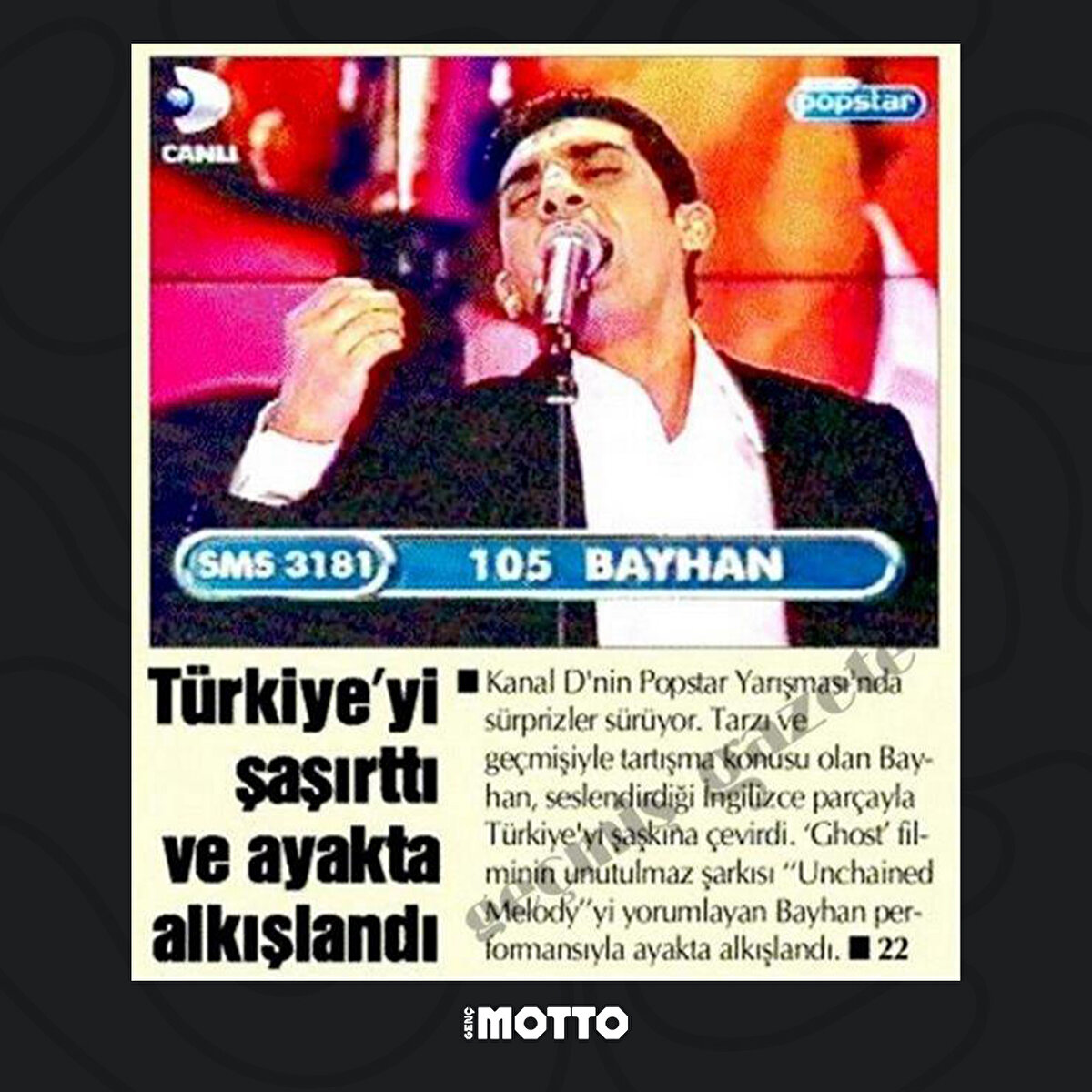 Bayhan Türkiye'yi şaşırttı