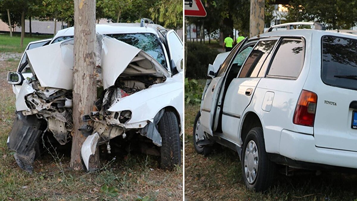 İddiaya göre, Erkan Bilgin (34) idaresindeki 33 AKS 274 plakalı otomobil, Bayraklı yönünden Bornova istikametine seyir halinde olduğu sırada, belirlenemeyen bir nedenle sürücüsünün direksiyon hakimiyetini kaybetmesi üzerine refüjdeki ağaca çarptı. 