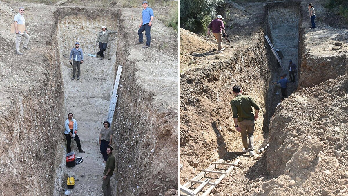 Deprem araştırma uzmanları, bugüne kadar üzerinde çalışma yapılmayan Kemalpaşa fayında bir yıllık arazi çalışmasının ardından, 4,5 metre derinliğinde hendek açıp, incelemelerde bulundu.
