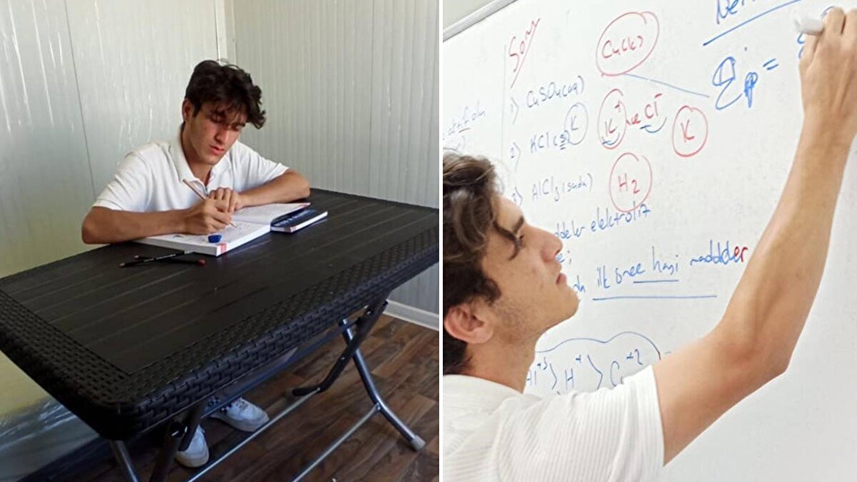 İlçeye bağlı Esentepe Mahallesi'nde 6 Şubat'taki Kahramanmaraş merkezli depremlerde evleri ağır gören 7 çocuklu Yıldız ailesi, çadırda yaşamaya başladı. 