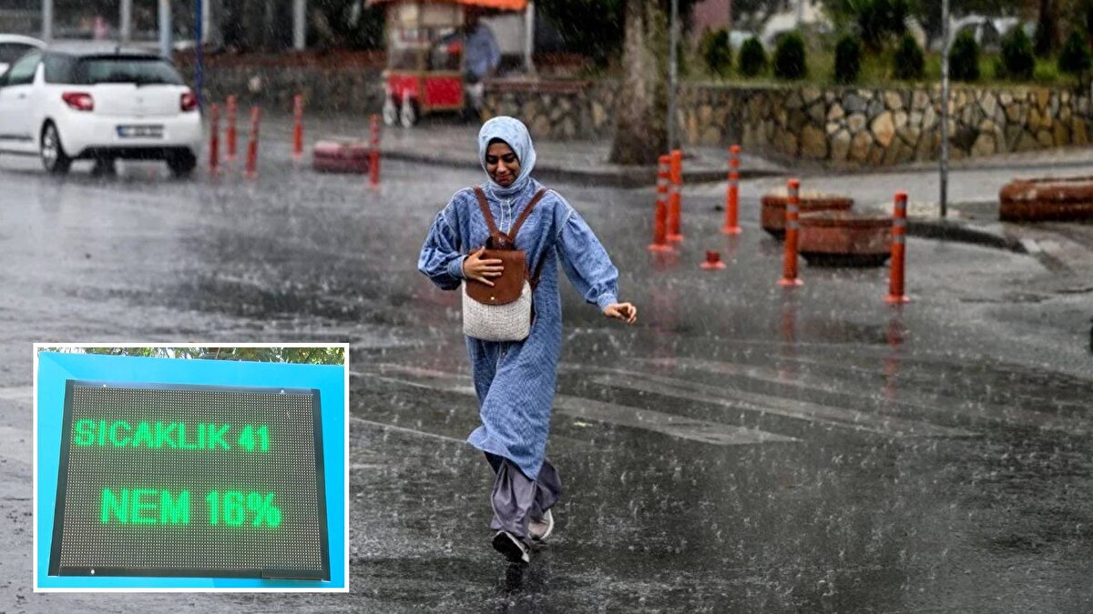 İstanbul’da dün rekor hava sıcaklığının ardından bugün yağmur sürprizi yaşandı.