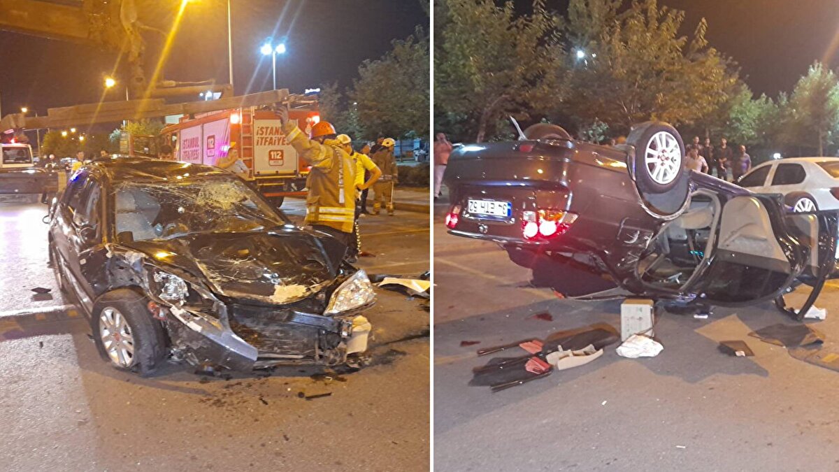 Kaza, Kennedy Caddesinde saat 02.30 sıralarında meydana geldi.