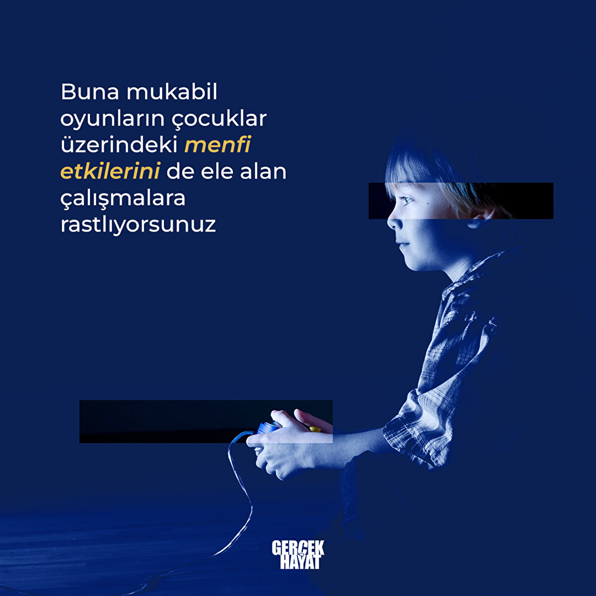 Bazen çocuklar üzerindeki menfi etkilerini ele alan makaleler de görürsünüz