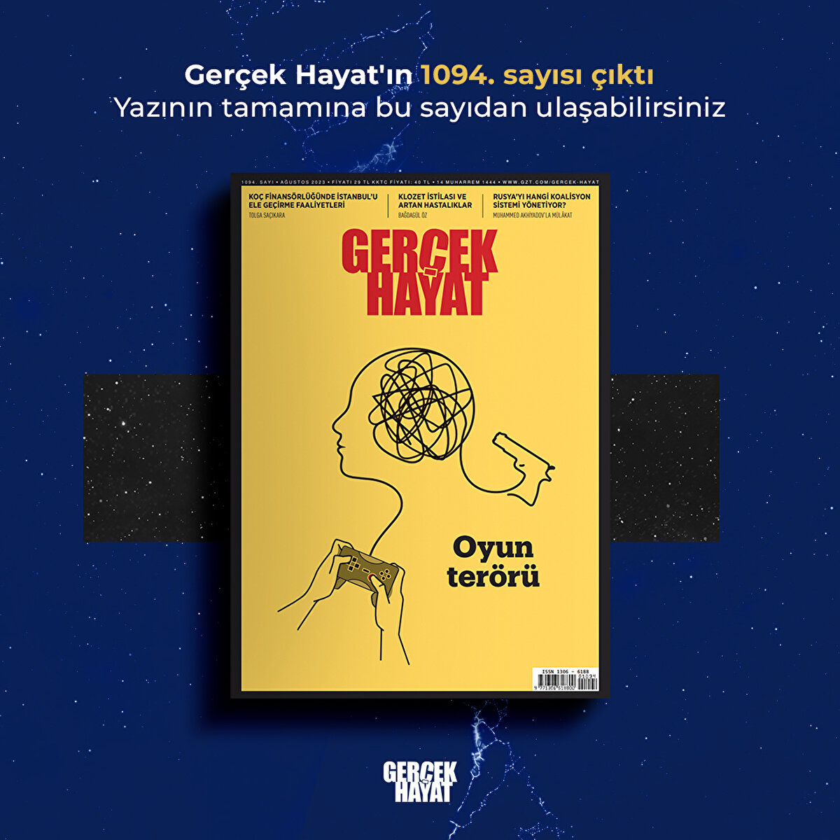Gerçek Hayat'ın 1094. sayısı çıktı

Yazının tamamına bu sayıdan ulaşabilirsiniz