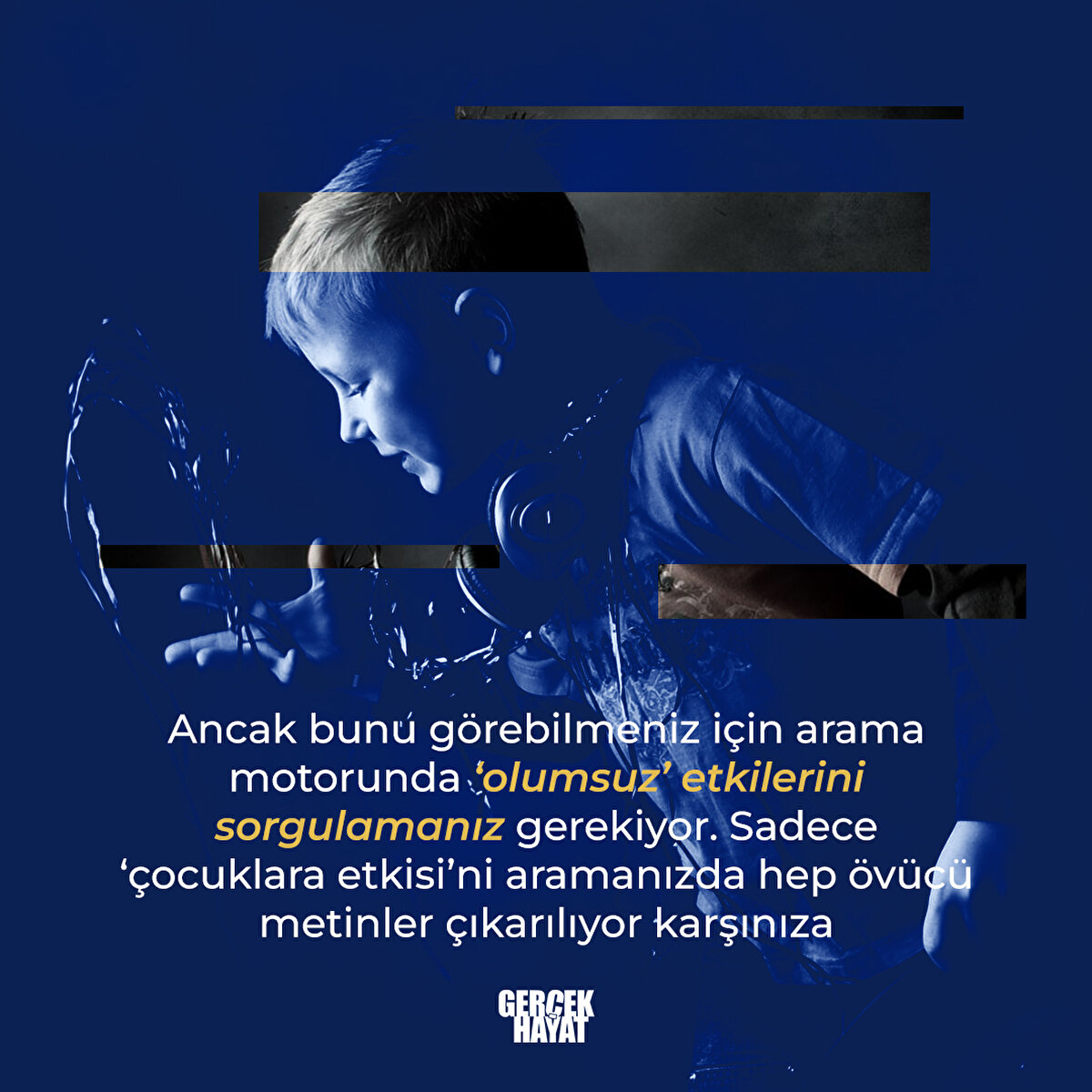 Ancak bunun için arama motorunda ‘olumsuz’ etkilerini sorgulamanız gerekiyor