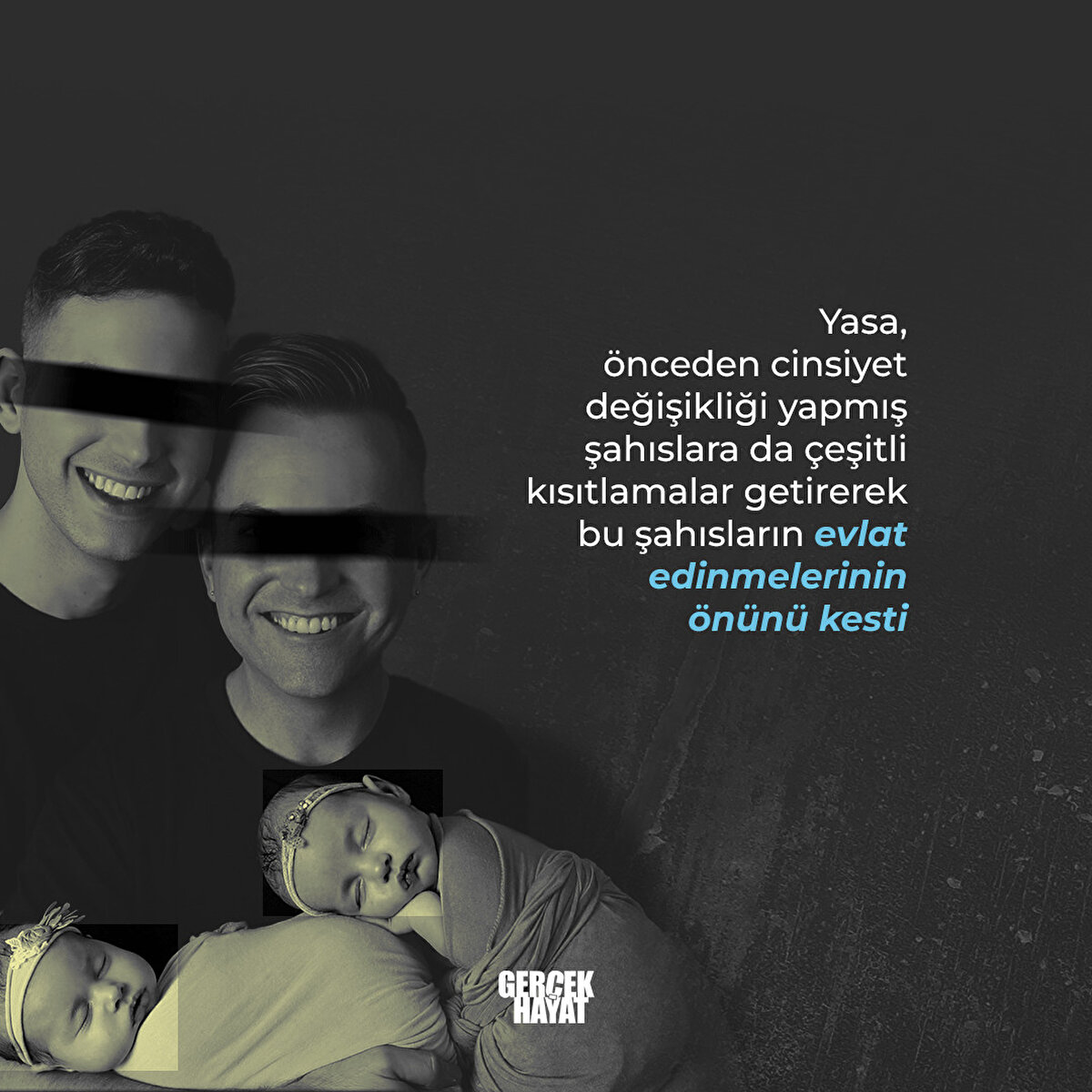 Önceden cinsiyet değişikliği yapmış şahısların evlat edinmelerinin önü kesildi