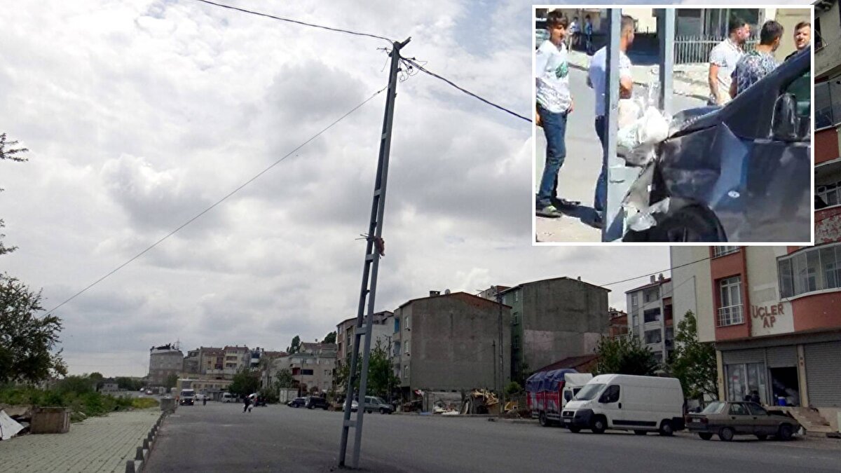 Yeşilkent Mahallesi'ndeki G-823 Sokak ve çevresinde yol genişletme çalışması yapılırken kaldırım geriye alındı.