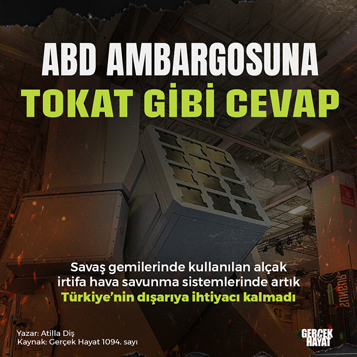 Türkiye’nin dışarıya ihtiyacı kalmadı
