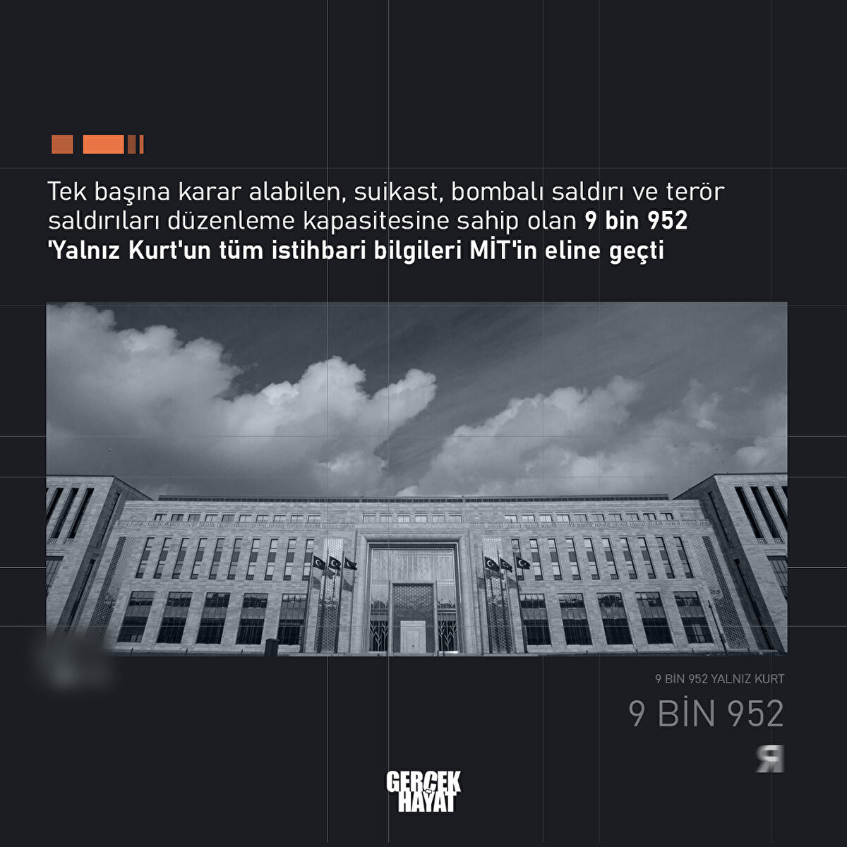 9 bin 952 'Yalnız Kurt'un tüm istihbari bilgileri şu an MİT'in elinde