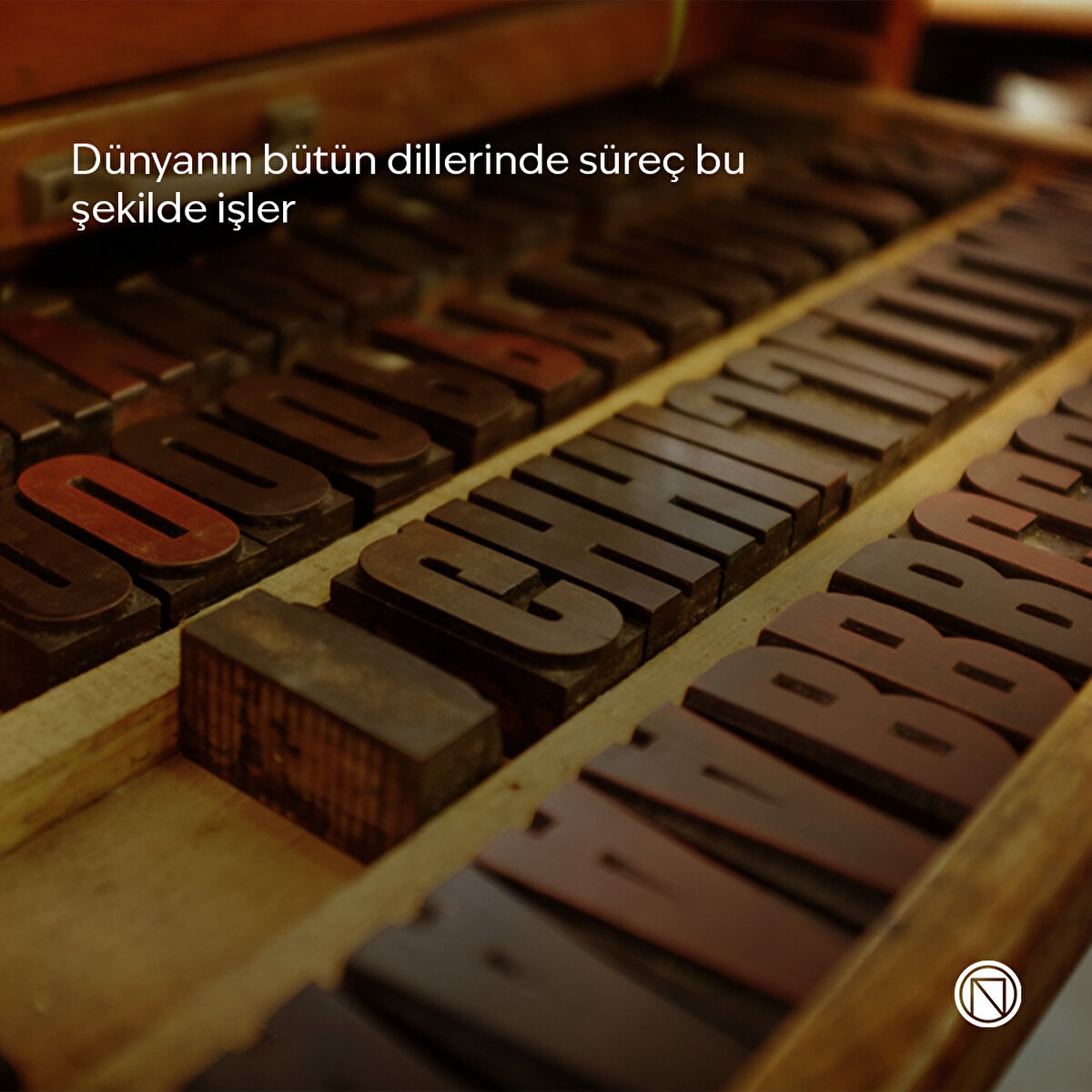 Dünyanın bütün dillerinde süreç bu şekilde işler