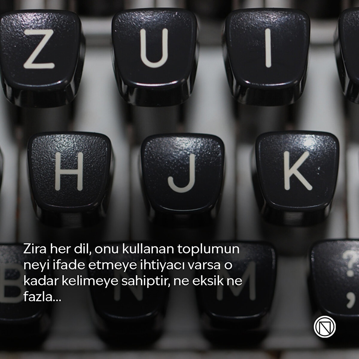 Zira her dil, onu kullanan toplumun neyi ifade etmeye ihtiyacı varsa o kadar kelimeye sahiptir, ne eksik ne fazla…