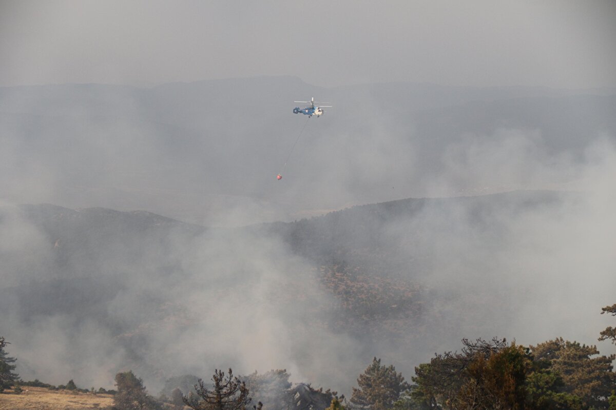 Yangın söndürme çalışmaları havadan, karadan yürütülen çalışmalarla genişletildi.<br>Elazığ Orman Bölge Müdürlüğü ekiplerinin de destek verdiği yangına, 2 helikopter, 4 arazöz, 4 ilk müdahale ve 2 itfaiye aracı, 3 iş makinesi ile Bingöl Orman İşletme Müdürlüğü, Genç Belediyesi itfaiye ekipleri ve sivil toplum kuruluşu gönüllüleriyle müdahale ediliyor.<br>