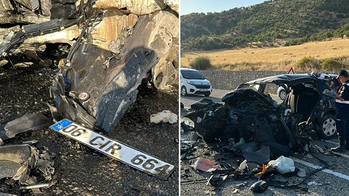 Ramazan Ç. idaresindeki 06 CIR 664 plakalı kamyonet, Adıyaman Gölbaşı karayolu Aşağı Çöplü mevkisinde karşı yönden gelen Sefa Eken yönetimindeki 34 LAL 87 plakalı otomobil ile çarpıştı.<br><br>