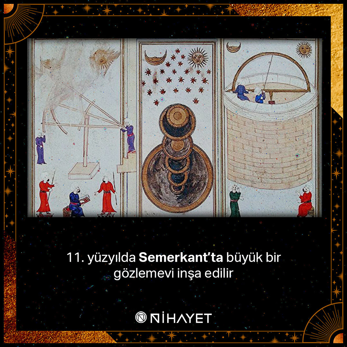 11. yüzyılda Semerkant’ta büyük bir gözlemevi inşa edilir